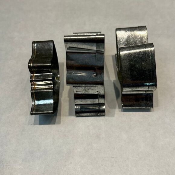 Vtg SET Aluminum Cookie Cutter Metal Coyote Cactus Moon Southwest - Picture 2 of 3